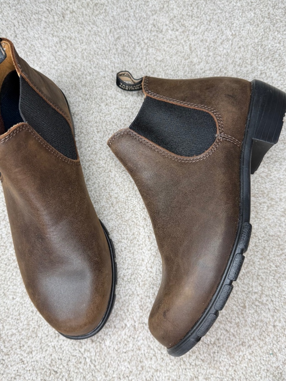 Blundstone 1970 Antique Brown Leather Chelsea Boots 5.5 8.5